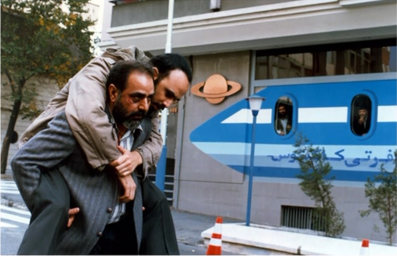 پرویز پرستویی و حبیب رضایی در فیلم آژانس شیشه‌ای