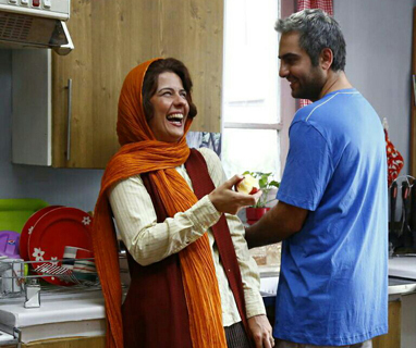 سارا بهرامی و حامد کمیلی در فیلم ایتالیا ایتالیا