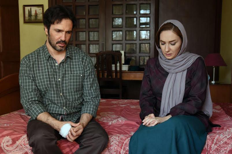 هانیه توسلی و محمدرضا فروتن در فیلم نقطه کور
