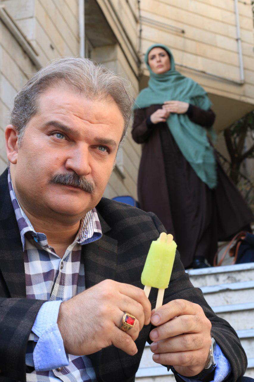 بهناز جعفری و مهدی سلطانی در سریال تلوزیونی زیر پای مادر 