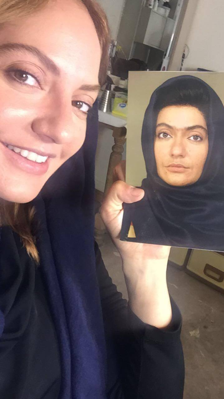 مهناز افشار در پشت صحنه فیلم نهنگ عنبر 2