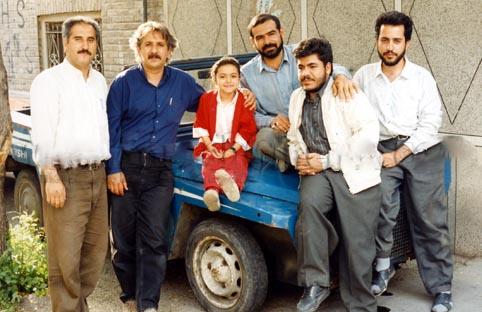 مجید مجیدی در پشت صحنه فیلم بچه های آسمان