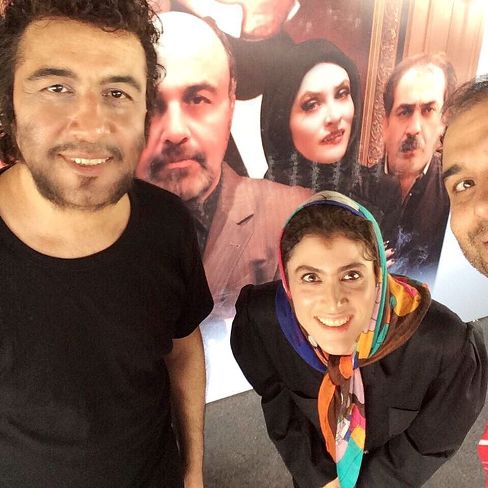 رضا عطاران و ویشکا آسایش در پشت صحنه فیلم نهنگ عنبر 2 رضا عطاران و ویشکا آسایش در پشت صحنه فیلم نهنگ عنبر 2