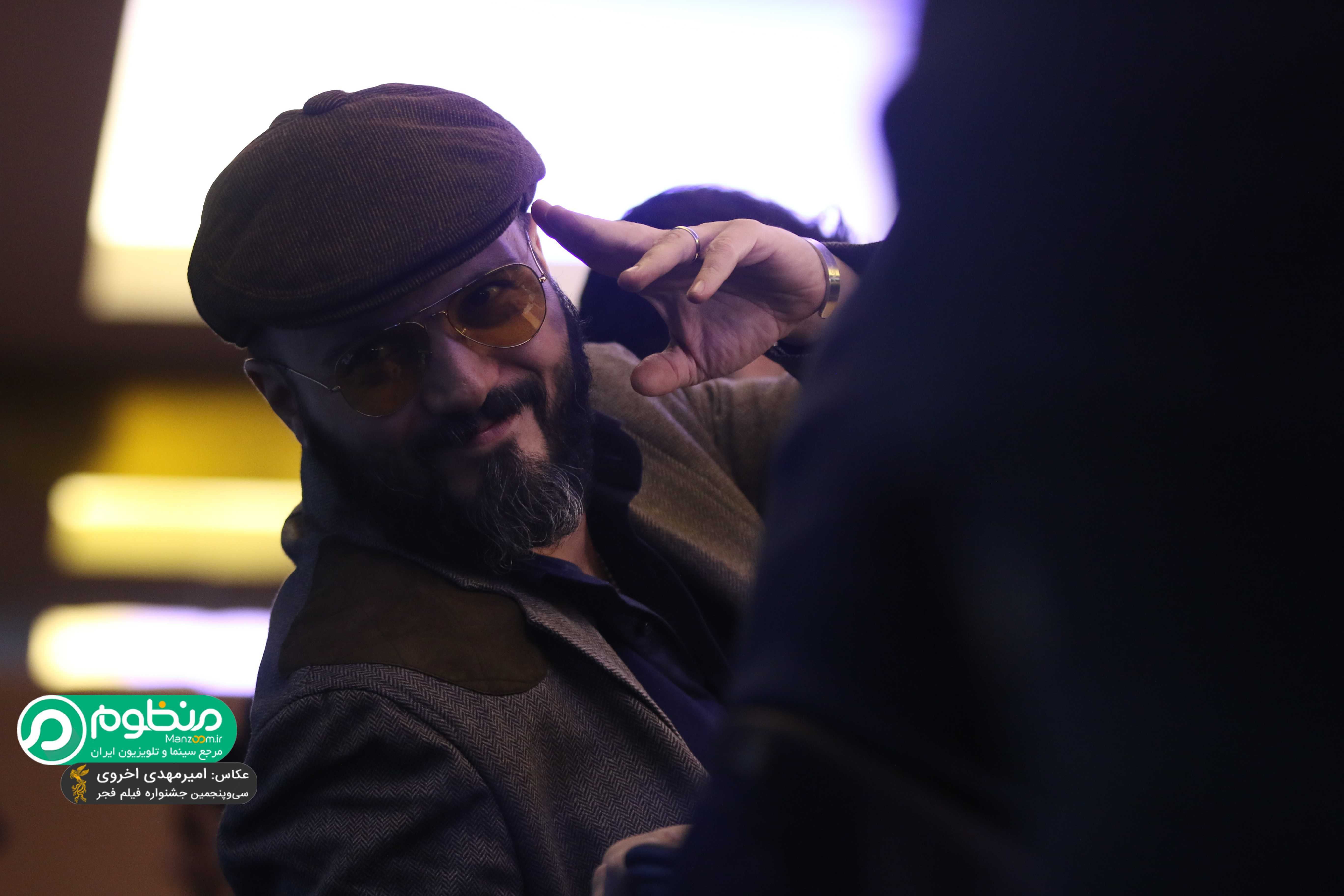 کامبیز دیرباز در نشست خبری فیلم گرفتگی