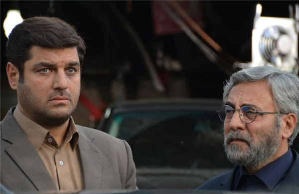 بیژن امکانیان و سام درخشانی در سریال گسل