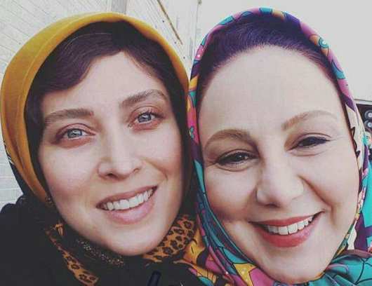 مهتاب کرامتی در پشت صحنه فیلم ماجان