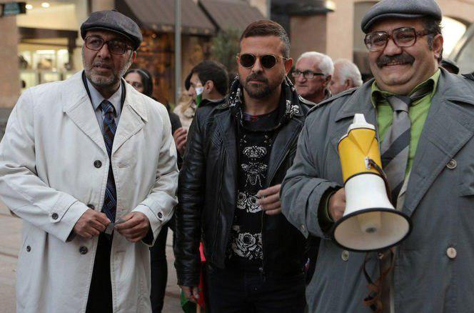 هومن سیدی و رضا عطاران در پشت صحنه فیلم سینمایی مصادره هومن سیدی و رضا عطاران در پشت صحنه فیلم سینمایی مصادره