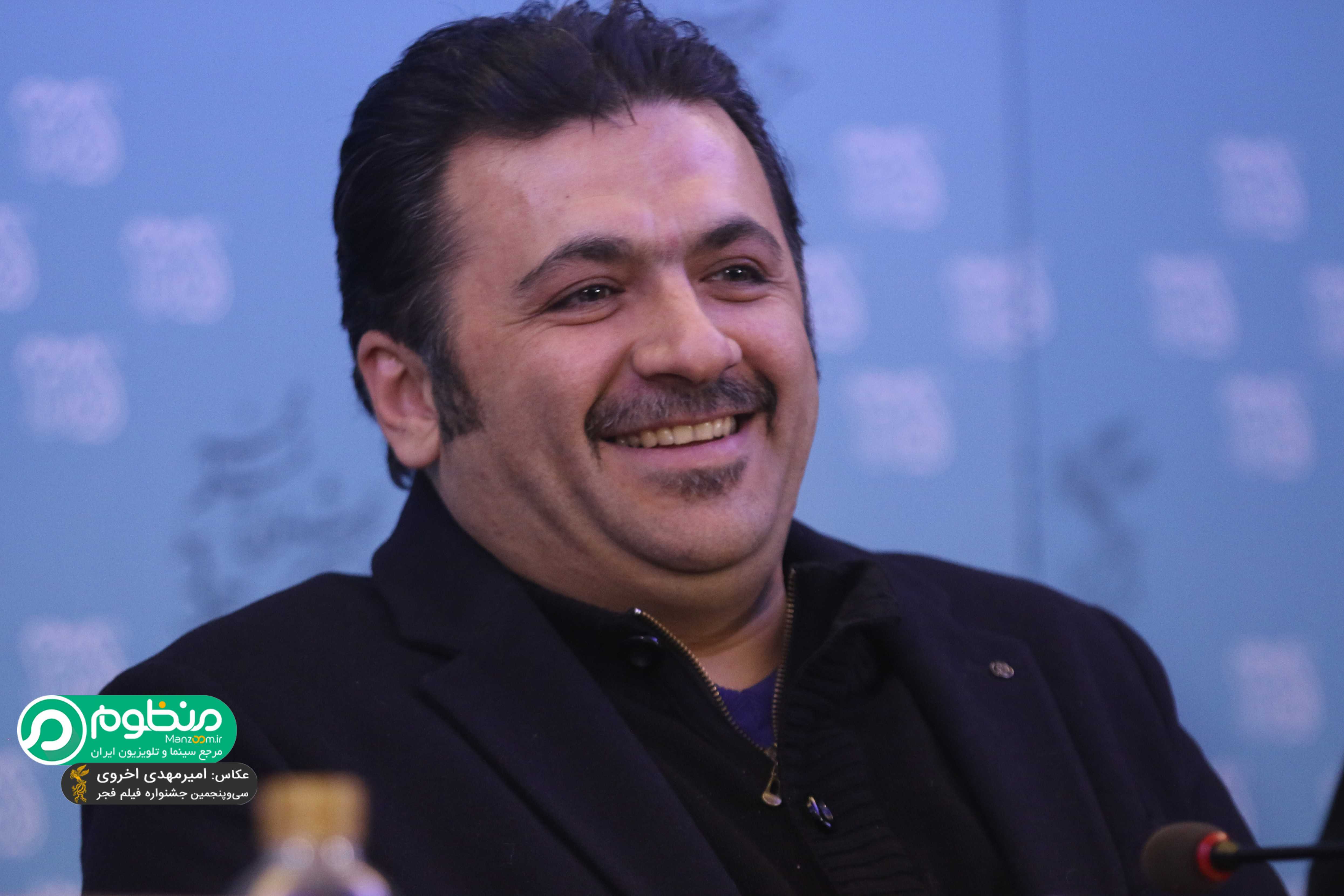 شهرام عبدلی در نشست خبری فیلم ماه گرفتگی