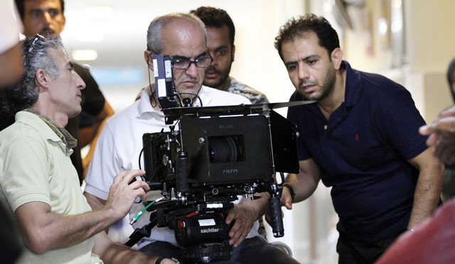 احسان عبدی پور در پشت صحنه فیلم تیک ‌آف