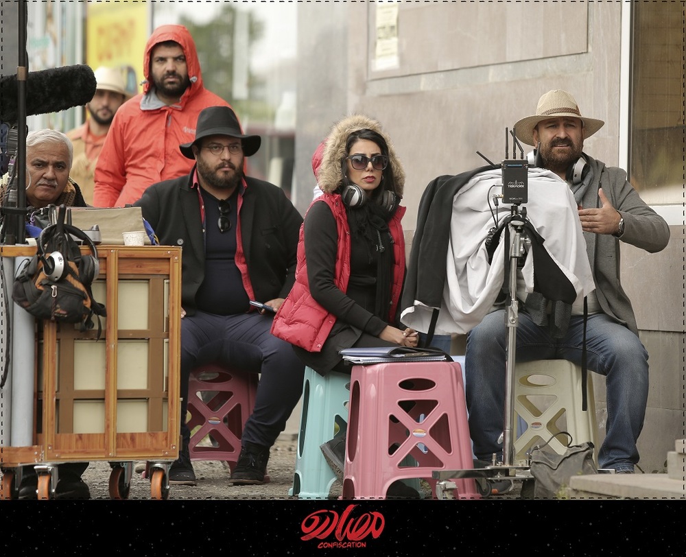 مهران احمدی در پشت صحنه  فیلم سینمایی مصادره