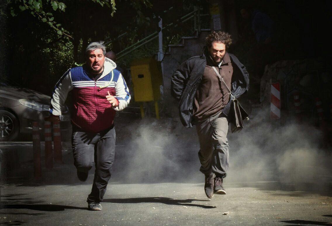 محسن کیایی و بهرام رادان در فیلم سینمایی چهارراه استانبول