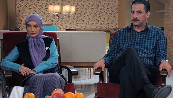 آتنه فقیه نصیری و محمد نادری در سریال تلوزیونی شمعدونی