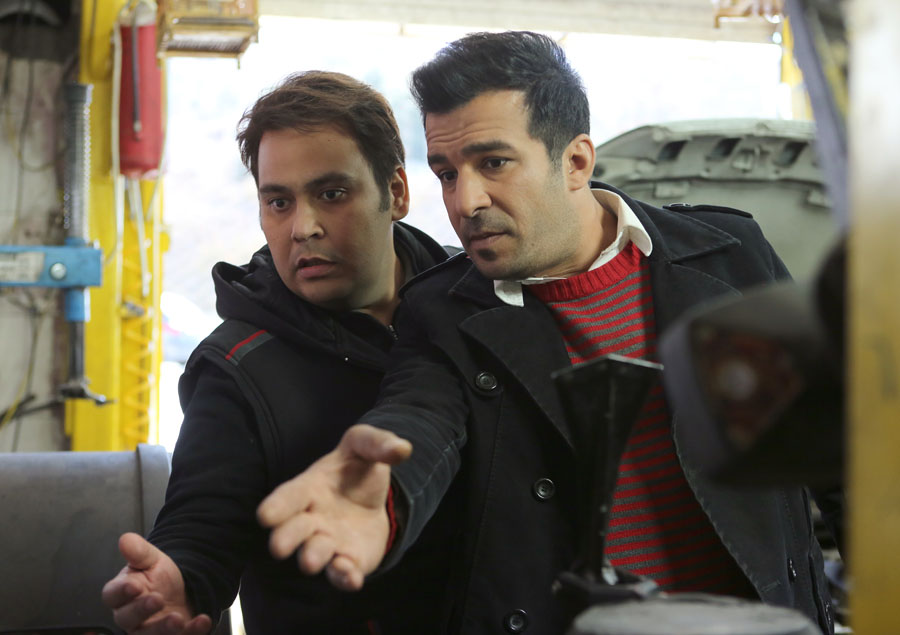 رضا داوودنژاد در سریال پنچری