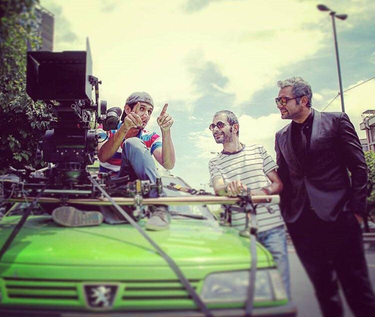 حامد کمیلی در پشت صحنه فیلم ایتالیا ایتالیا