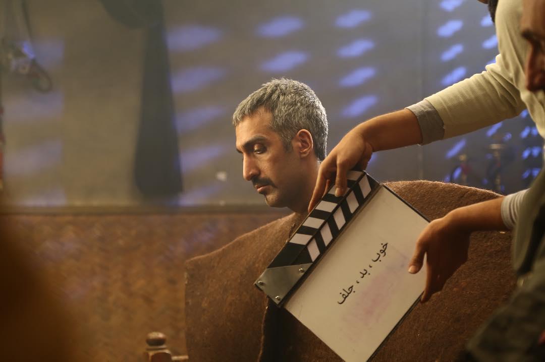 امیرمهدی ژوله در پشت صحنه فیلم خوب بد جلف