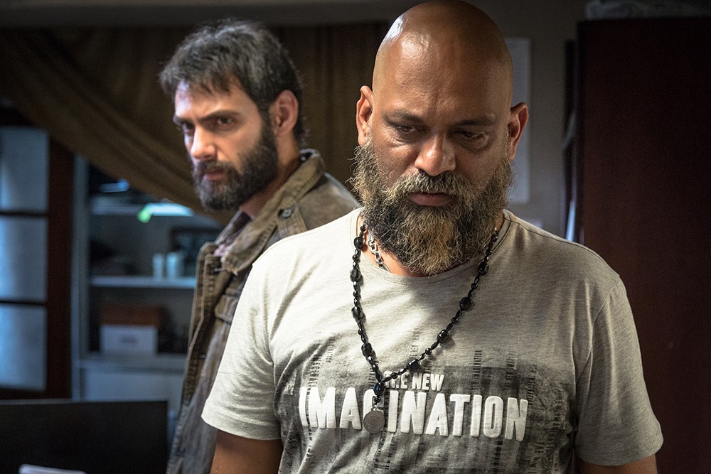 امیرعلی دانایی و نادر فلاح در فیلم انزوا