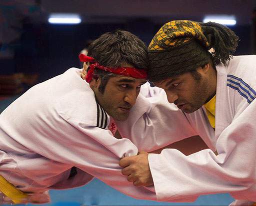 پژمان جمشیدی و سام درخشانی در فیلم خوب بد جلف