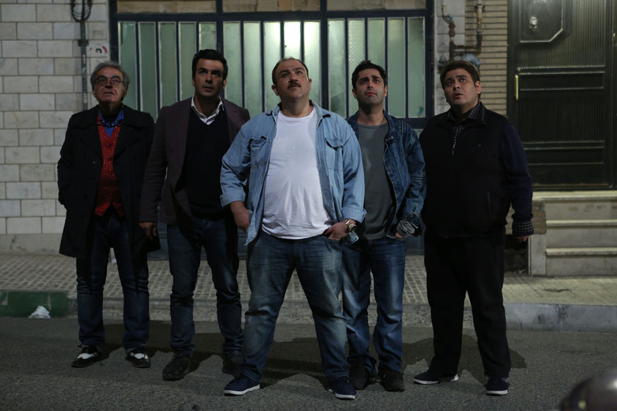 حمید لولایی و مهران غفوریان در سریال پنچری