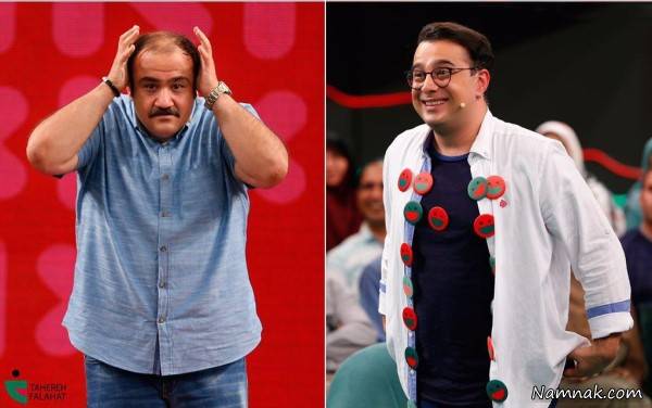 مهران غفوریان و سپند امیر سلیمانی در برنامه خندوانه