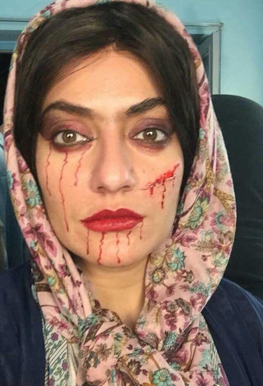 مهناز افشار در پشت صحنه فیلم نهنگ عنبر 2 مهناز افشار در پشت صحنه فیلم نهنگ عنبر 2