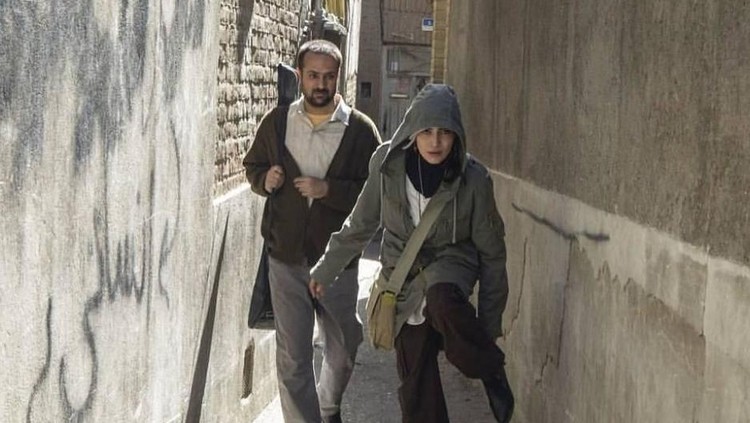 احمد مهرانفر و اندیشه فولادوند در فیلم سینمایی راه رفتن روی سیم