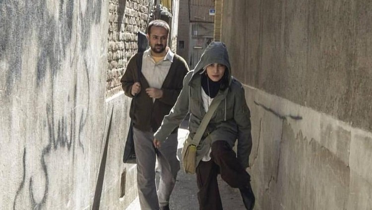 احمد مهرانفر و اندیشه فولادوند در فیلم سینمایی راه رفتن روی سیم