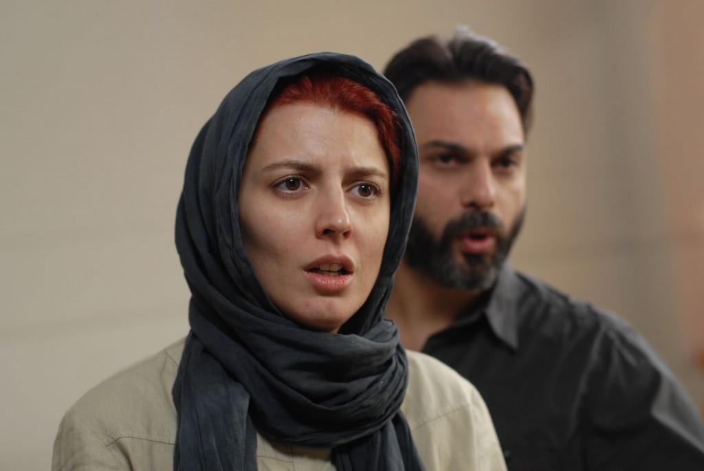 لیلا حاتمی و پیمان معادی در فیلم جدایی نادر از سیمین