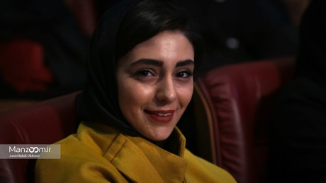 هستی مهدوی فر در مراسم افتتاحیه سی و پنجمین جشنواره فیلم فجر