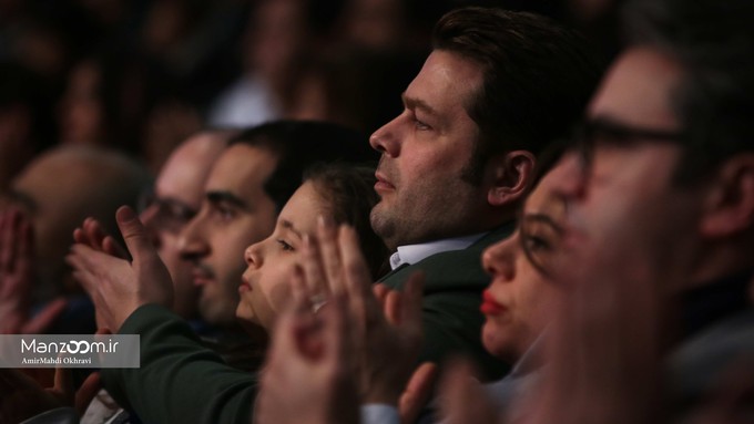 پژمان بازغی در مراسم افتتاحیه سی و پنجمین جشنواره فیلم فجر