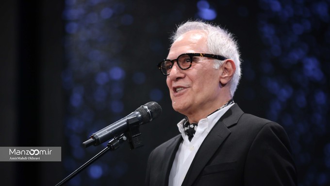 محمود کلاری در مراسم افتتاحیه سی و پنجمین جشنواره فیلم فجر
