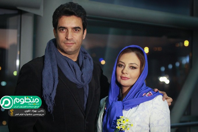 یکتا ناصر و منوچهرهادی در سی و پنجمین جشنواره فیلم فجر