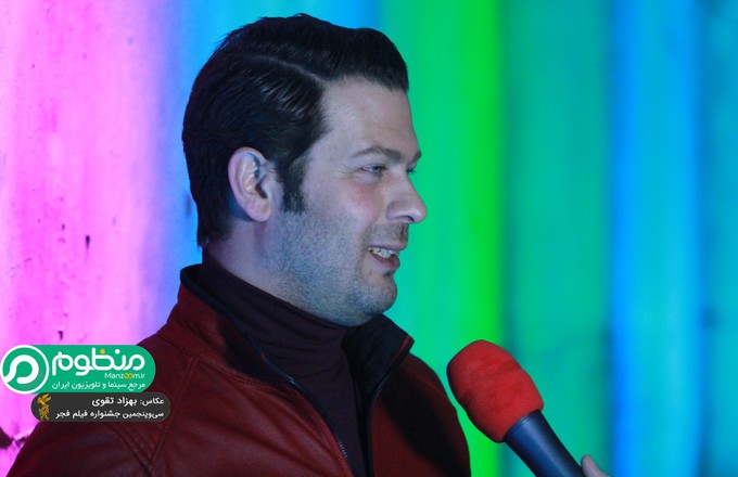 پژمان بازغی در سی و پنجمین جشنواره فیلم فجر