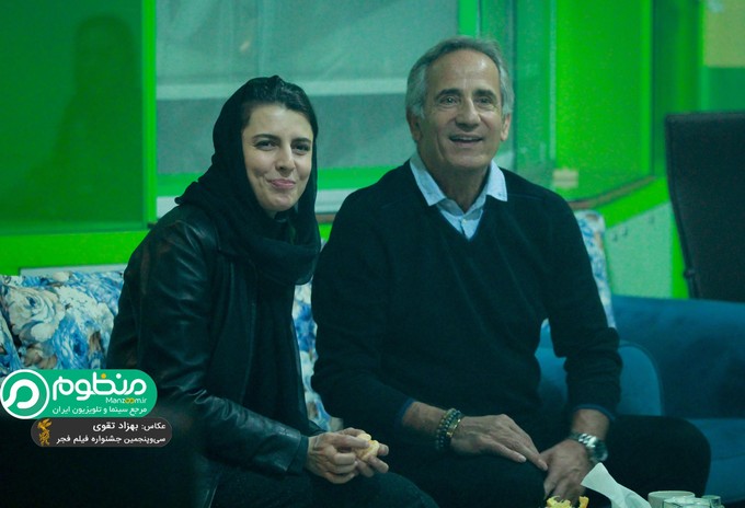 لیلا حاتمی و مجید مظفری در سی و پنجمین جشنواره فیلم فجر