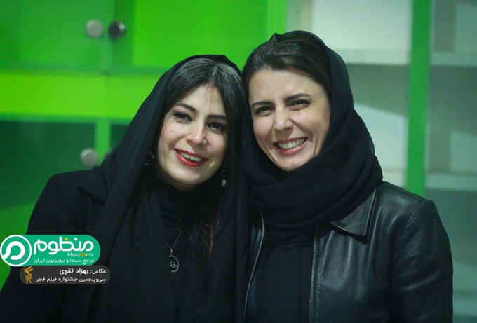 لیلا حاتمی و غزاله جزایری سی و پنجمین جشنواره فیلم فجر