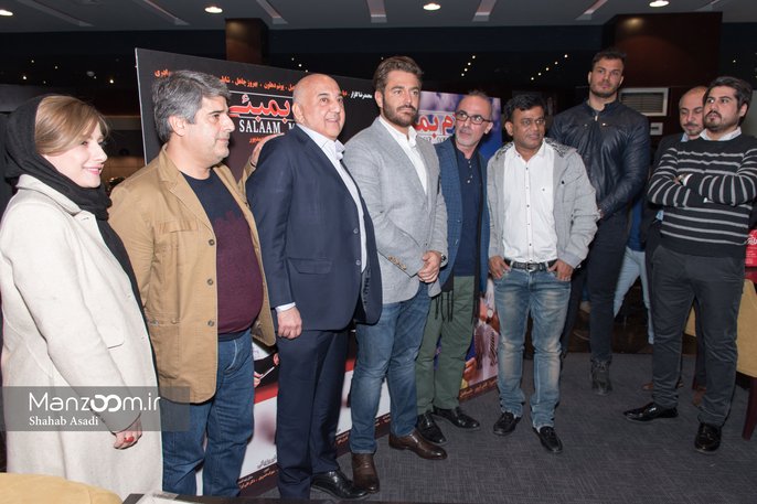 دیا میرزا و محمدرضا گلزار در  نشست خبری فیلم سلام بمبئی + تصاویر