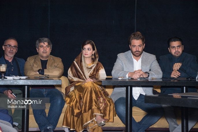 دیا میرزا و محمدرضا گلزار در  نشست خبری فیلم سلام بمبئی + تصاویر