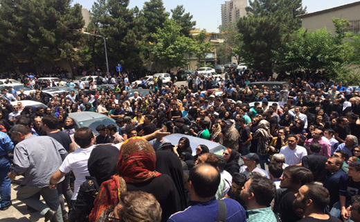 حبیب را حبیبانش تشییع کردند + عکس