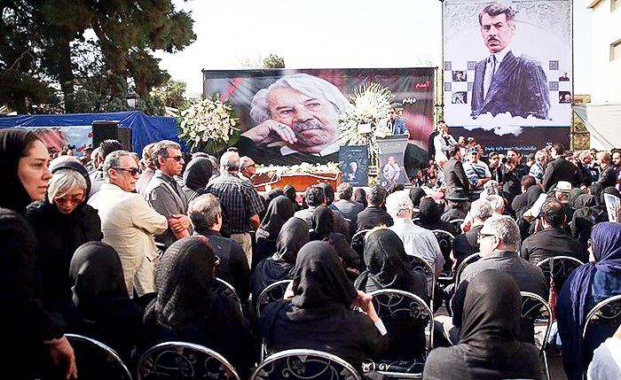 مراسم تشییع پیکر داوود رشیدی + تصاویر