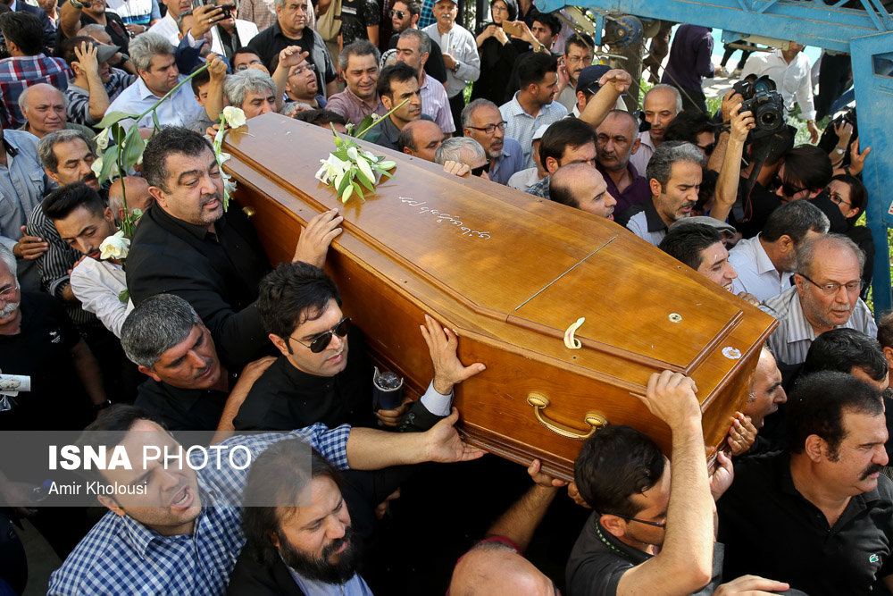 مراسم تشییع پیکر داوود رشیدی + تصاویر