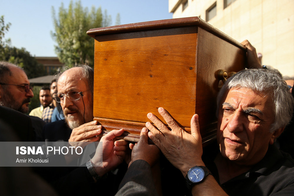 مراسم تشییع پیکر داوود رشیدی + تصاویر