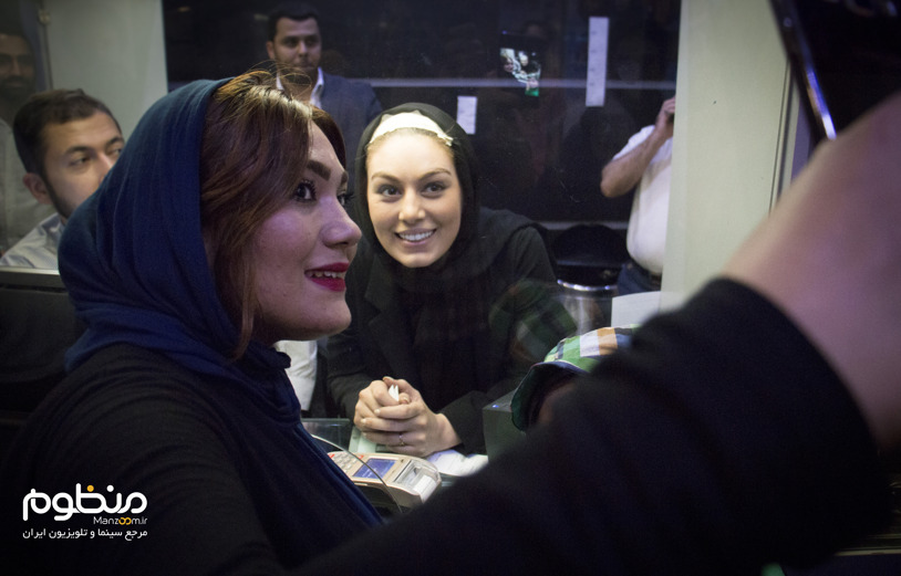 سحر قریشی با مردم به تماشای «آبنبات چوبی نشست»