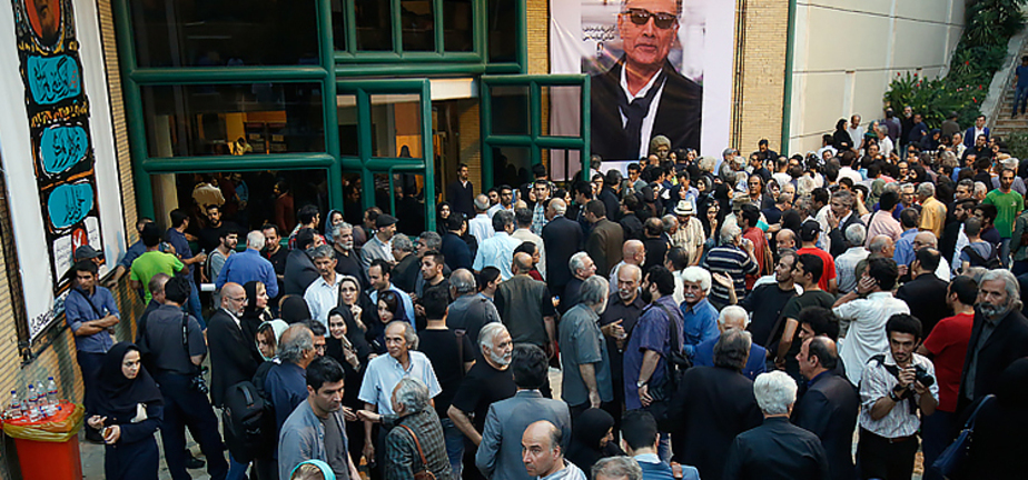 تصاویر مراسم یادبود عباس کیارستمی تصاویر مراسم یادبود عباس کیارستمی