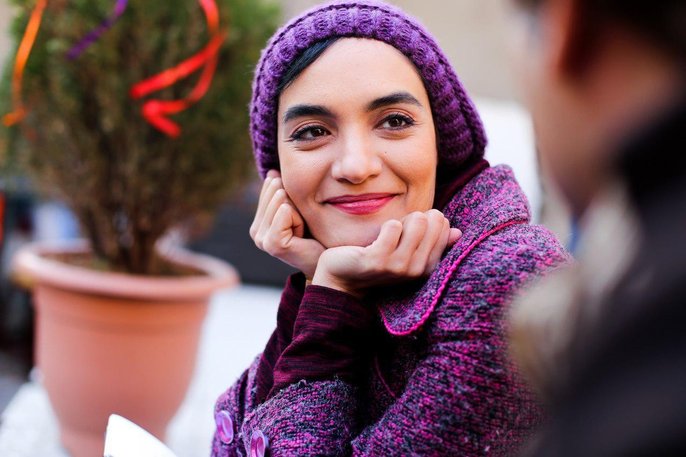 میترا حجار در نمایی از فیلم «یادم تو را فراموش» 