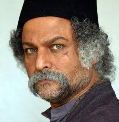 گریم حسین یاری در فیلم آتش و قداره گریم حسین یاری در فیلم آتش و قداره