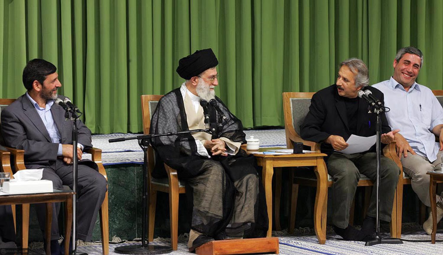 دیدار رهبر انقلاب با کارگردانان سینما مجید مجیدی و ابراهیم حاتمی‌کیا