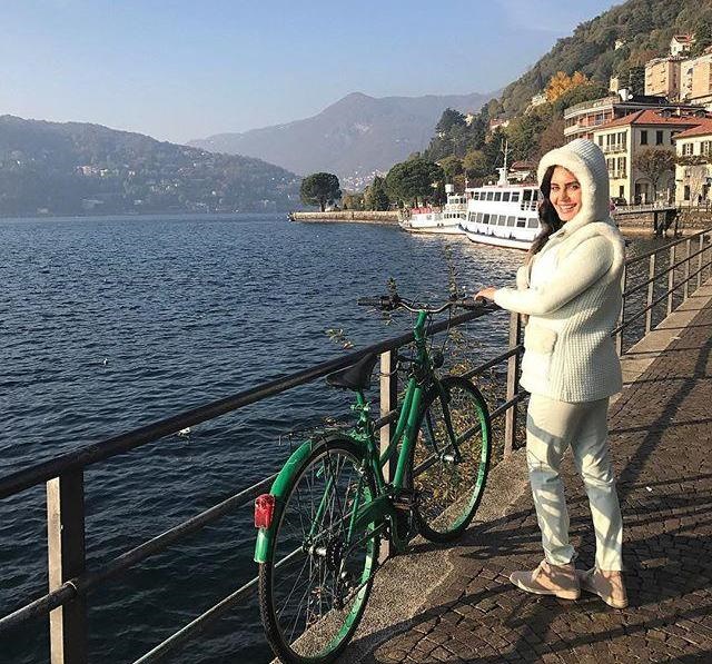 الناز شاکردوست دوچرخه‌سوار شد