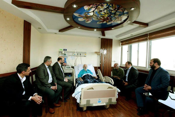 عیادت مدیران با مشایخی عیادت مدیران با مشایخی