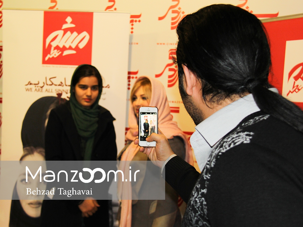 نیوشا ضیغمی در اکران مردمی «ما همه گناهکاریم»